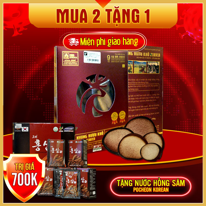 Nhung hươu sấy khô thái lát Pankal Liên Bang Nga NH004
