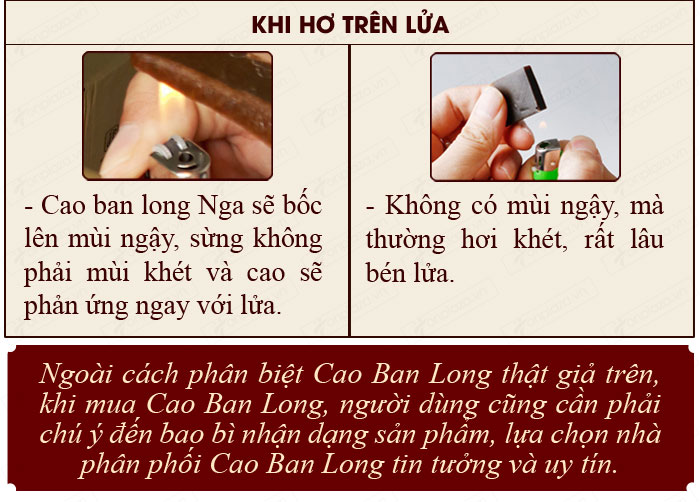 Một số cách nhận biết cao ban long thât 6 Một số cách nhận biết cao ban long thât 6