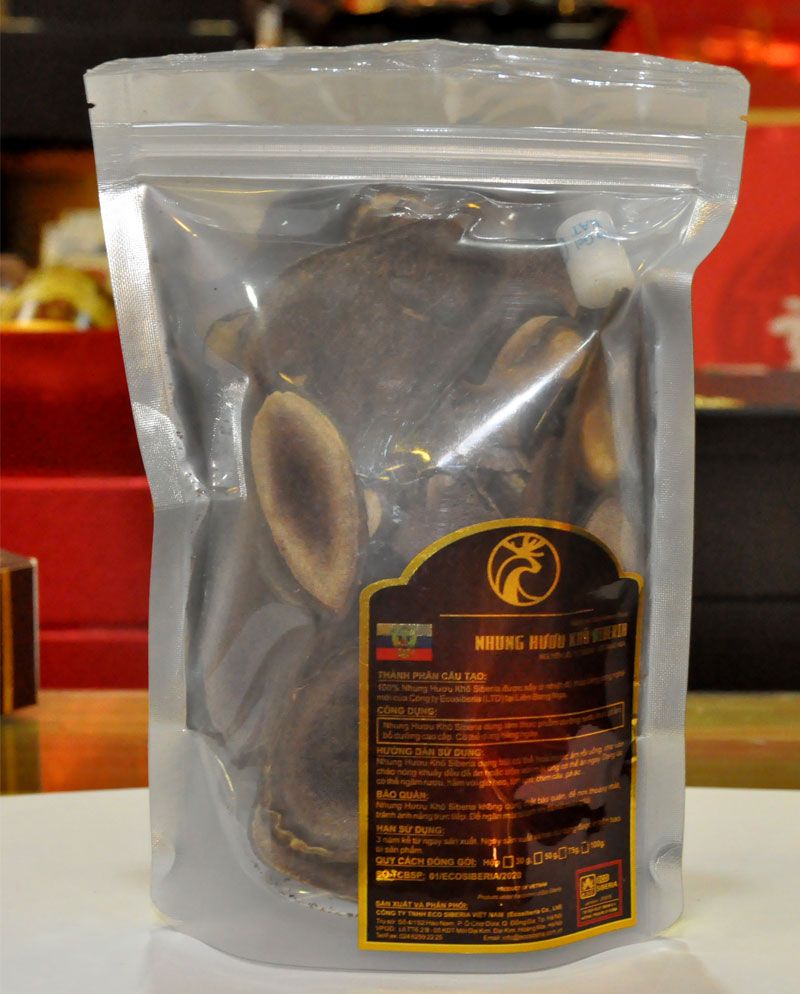 Nhung hươu sấy khô thái lát Pankal Liên Bang Nga NH004 3 Nhung hươu sấy khô thái lát Pankal Liên Bang Nga NH004 13