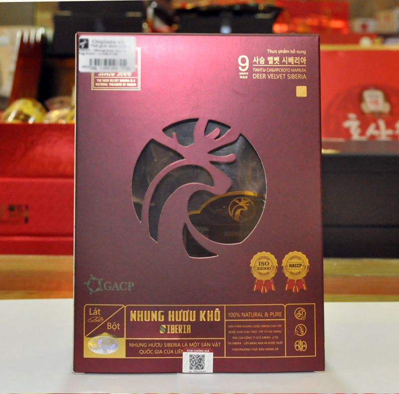 Nhung hươu sấy khô thái lát Pankal Liên Bang Nga NH004 3 Nhung hươu sấy khô thái lát Pankal Liên Bang Nga NH004 9